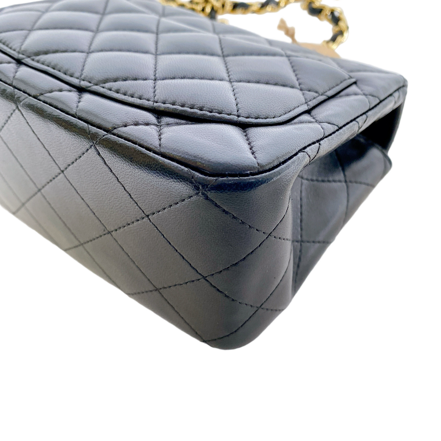 CHANEL MINI SQUARE LAMBSKIN