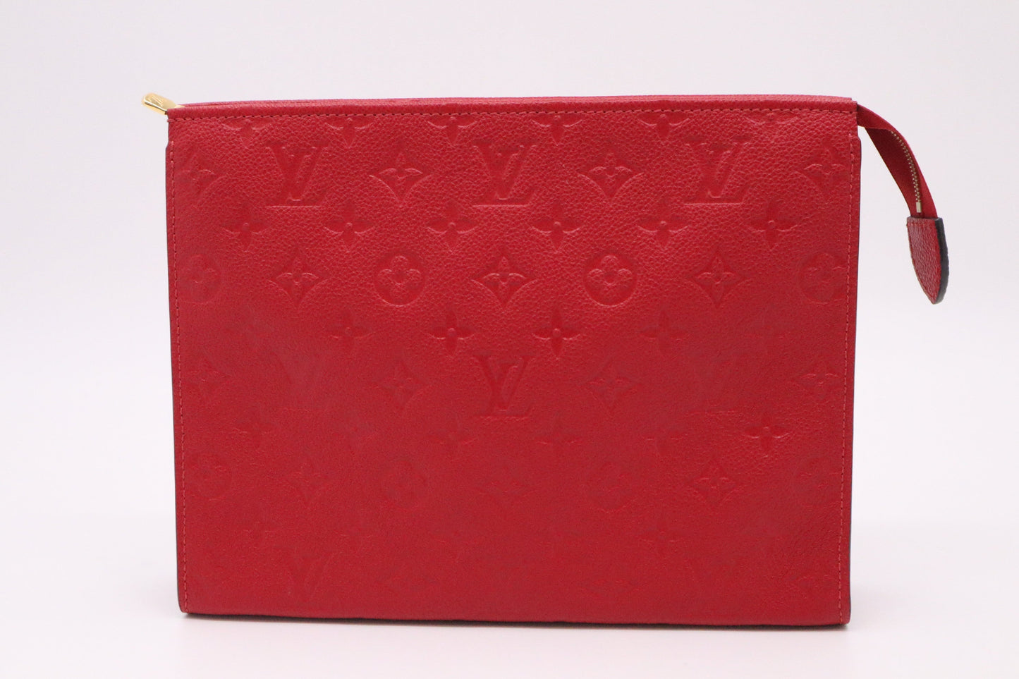 Louis Vuitton Toiletry 26 in Red Empreinte Leather