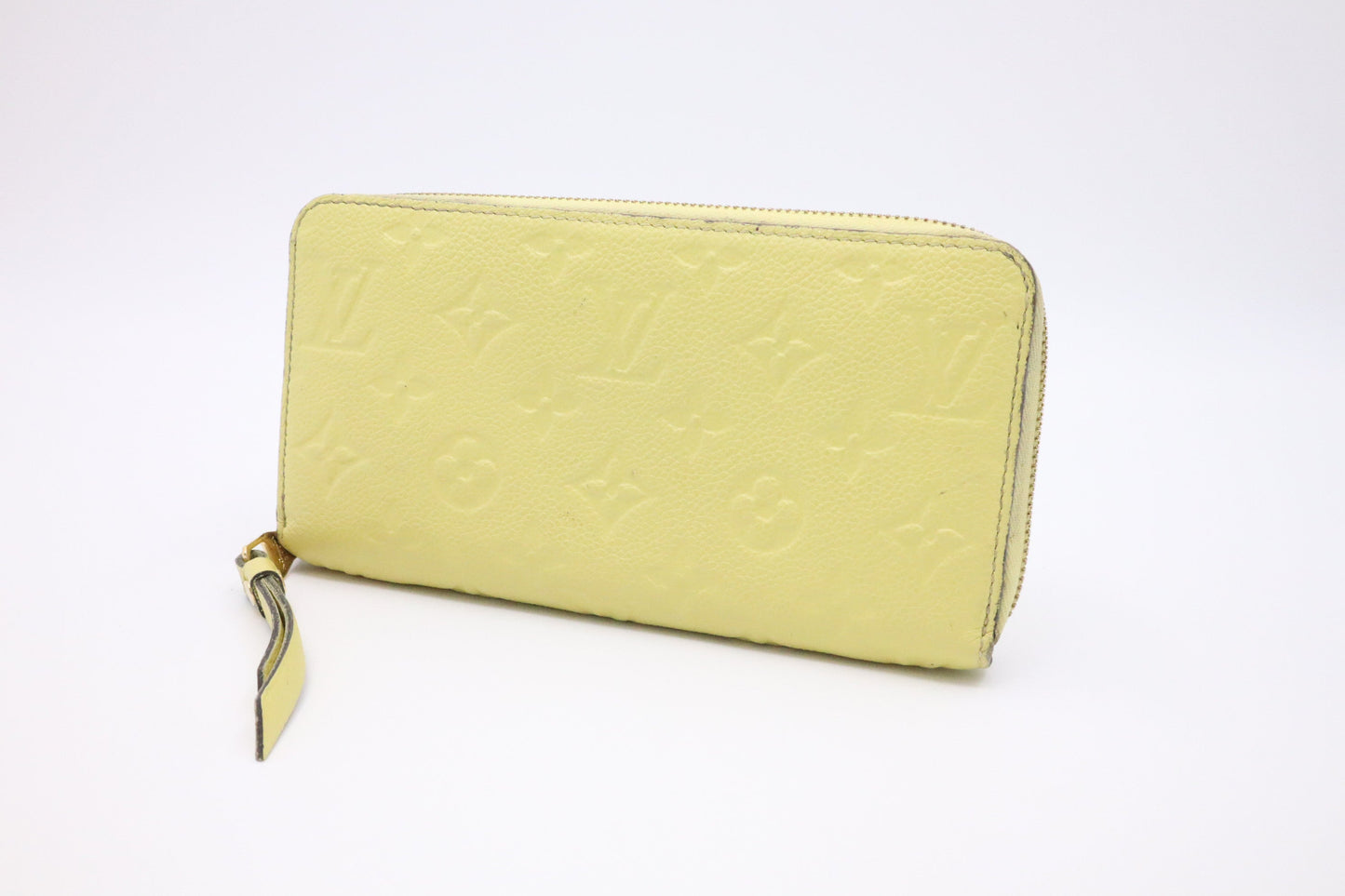 Louis Vuitton Long Zippy Wallet in Yellow Empreinte Leather