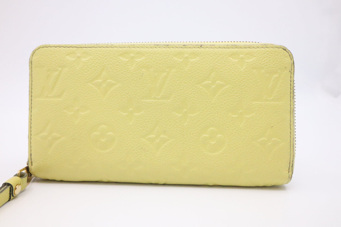 Louis Vuitton Long Zippy Wallet in Yellow Empreinte Leather