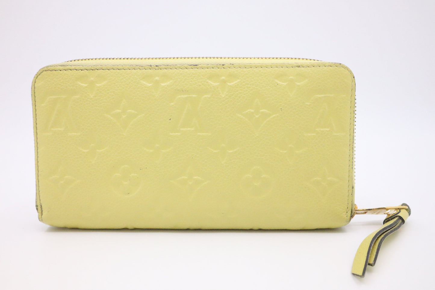 Louis Vuitton Long Zippy Wallet in Yellow Empreinte Leather