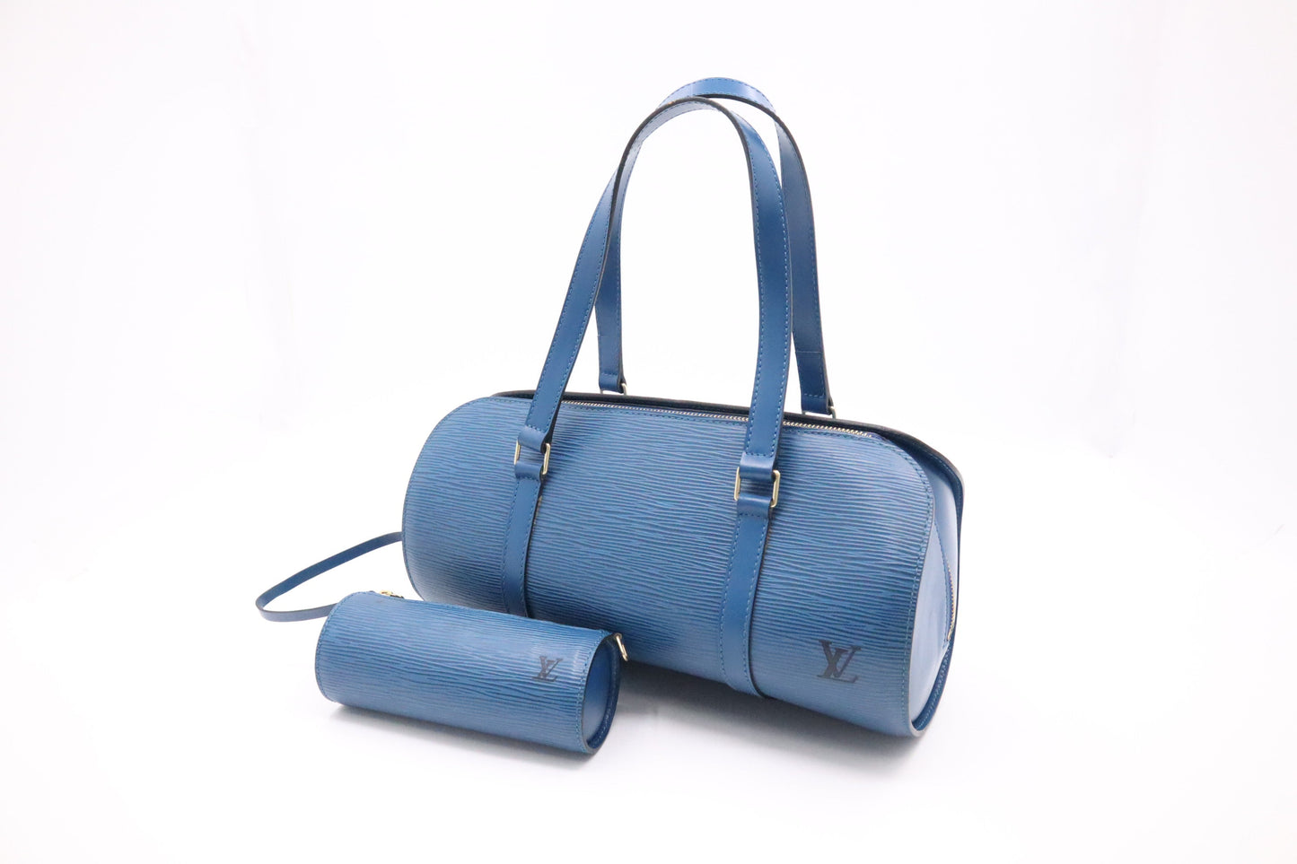 Louis Vuitton Soufflot in Toledo Blue Epi Leather