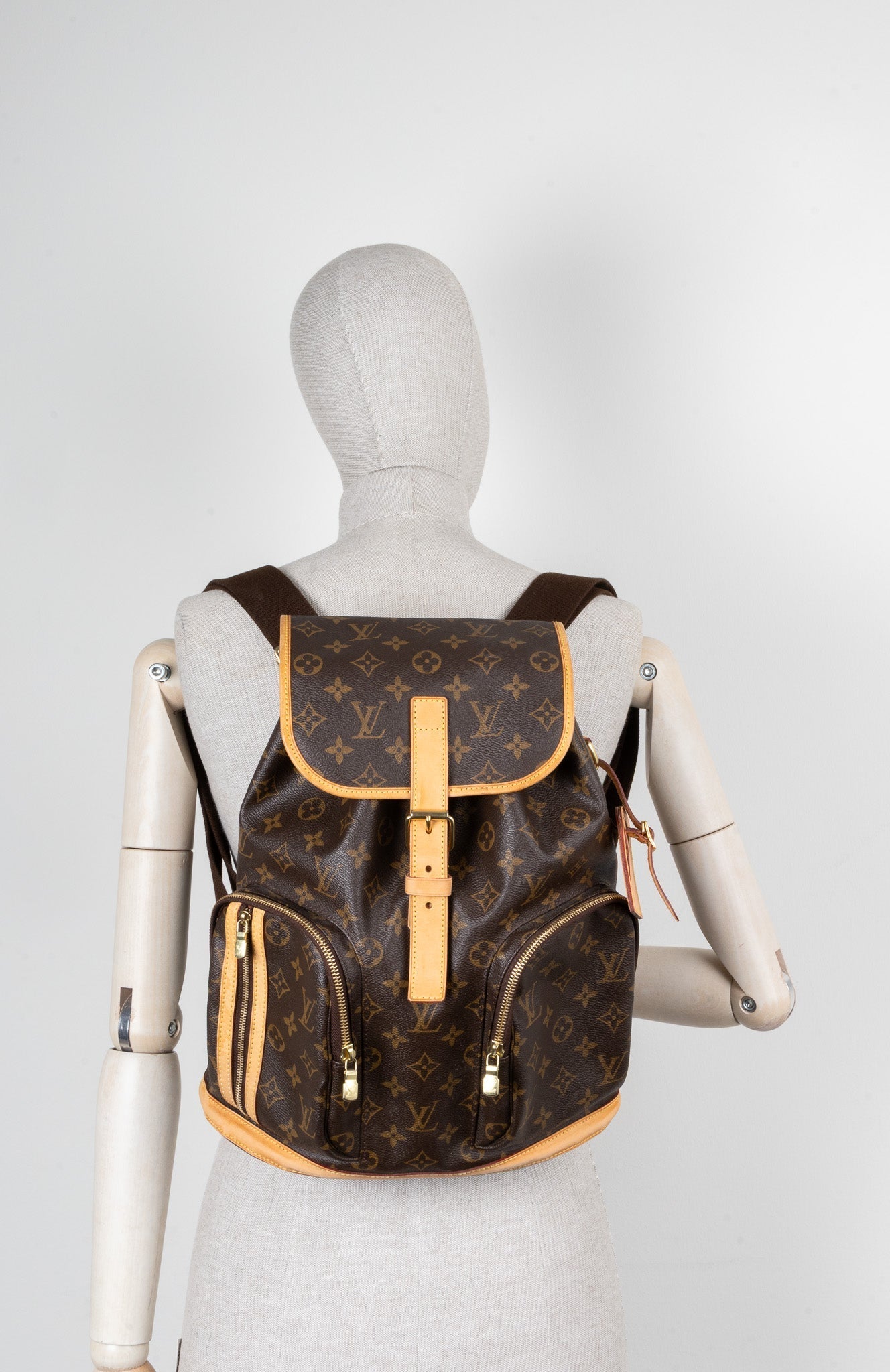 LOUIS VUITTON Backpack Bosphore MNG Canvas