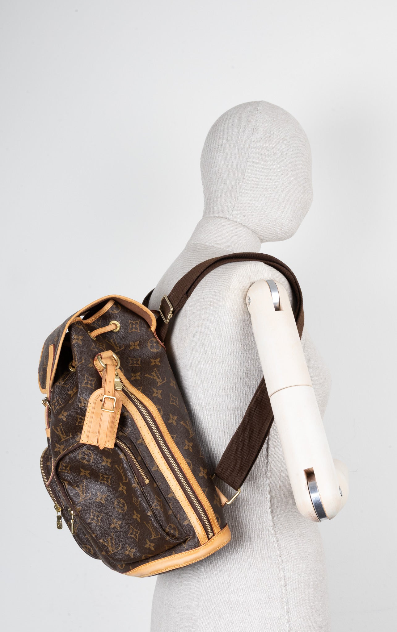 LOUIS VUITTON Backpack Bosphore MNG Canvas