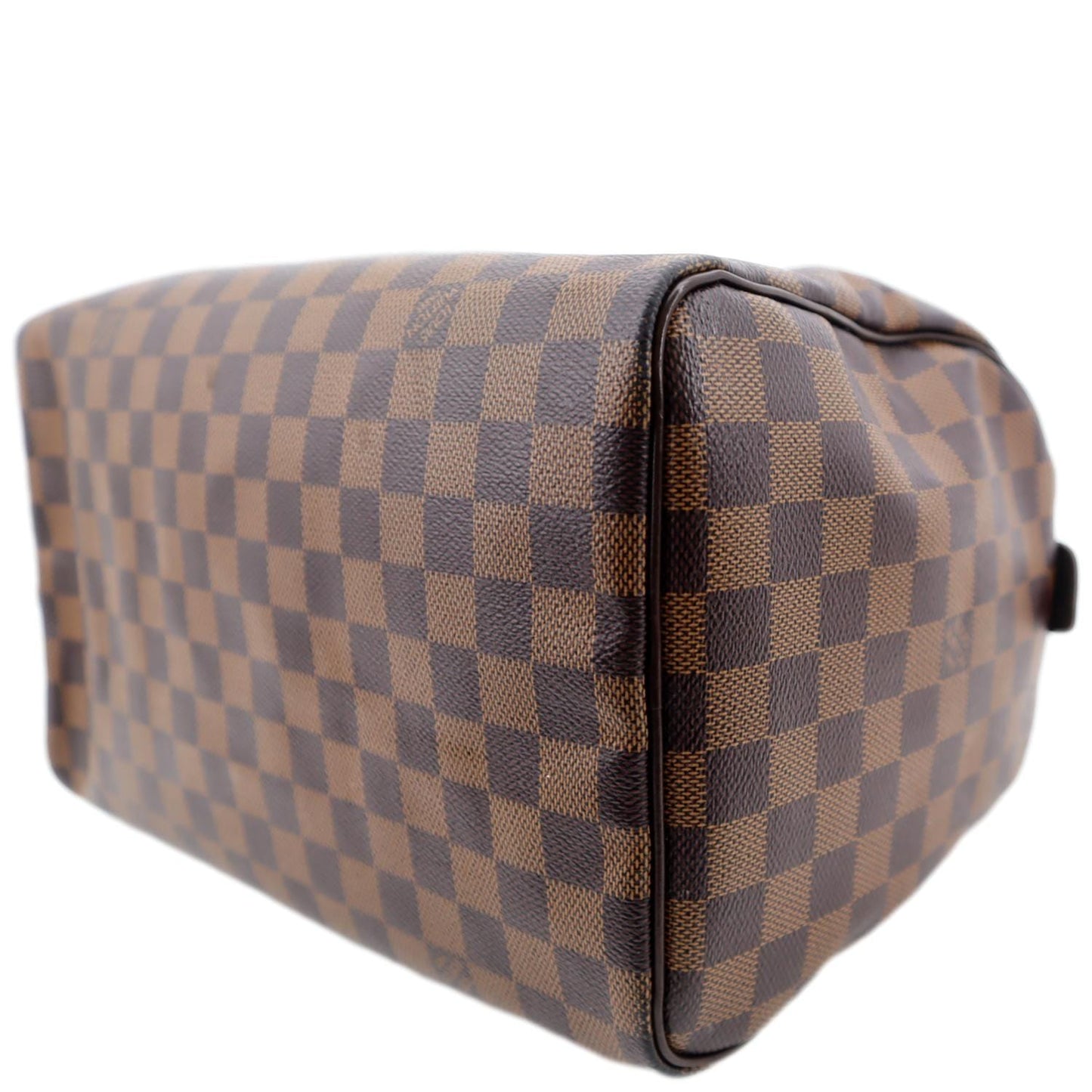 LOUIS VUITTON  30 Damier Ebene Satchel Bag Brown