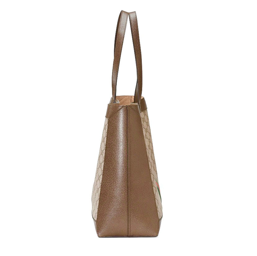Gucci Caro Leather Canvas Tote