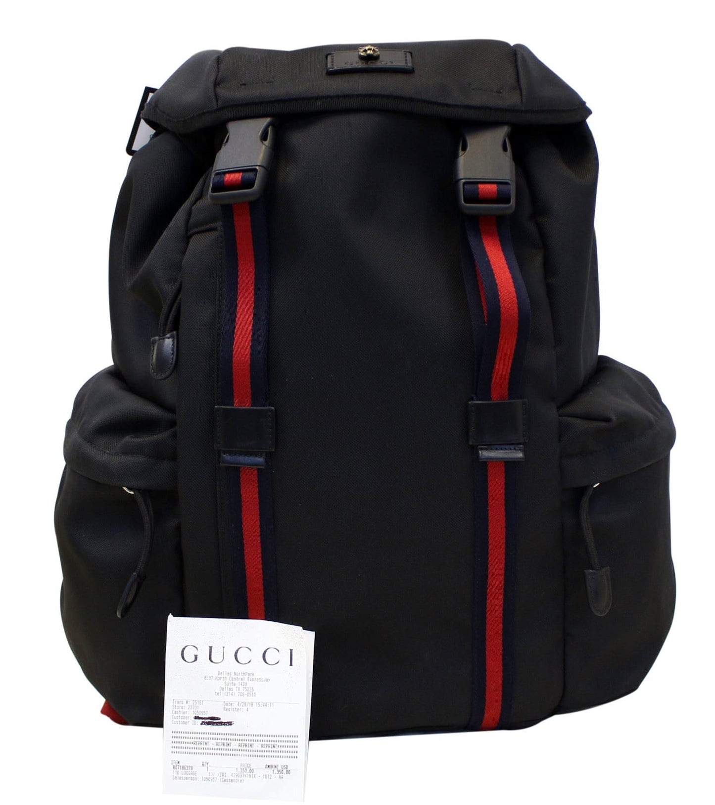 GUCCI Techno Canvas Uni  Backpack 429037