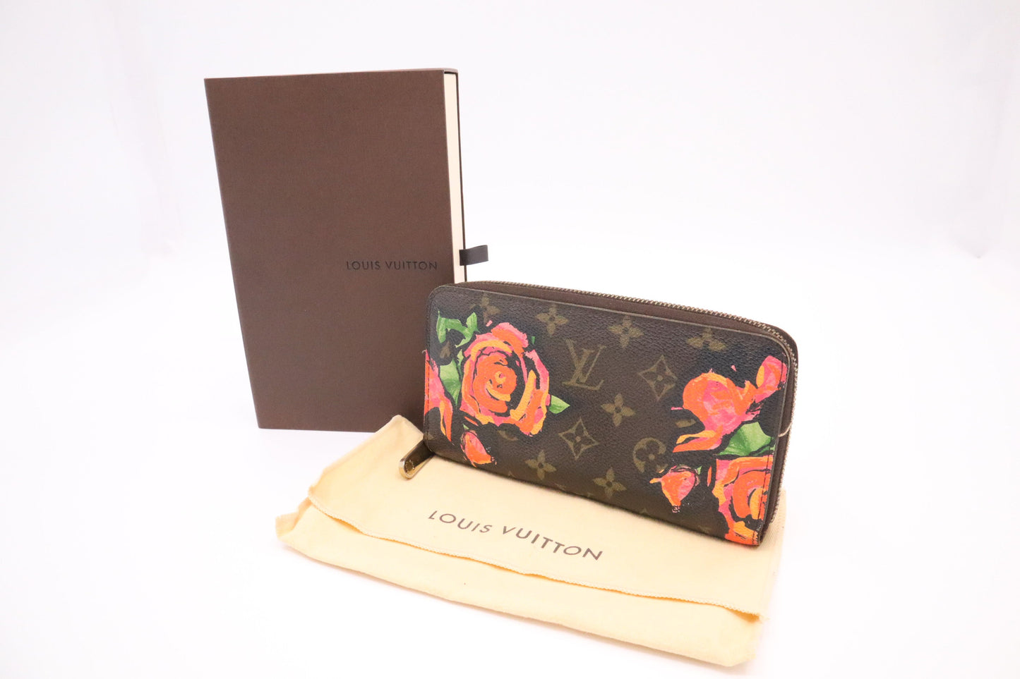 Louis Vuitton x Stephen Sprouse Zippy Long Wallet in Roses Monogram Canvas