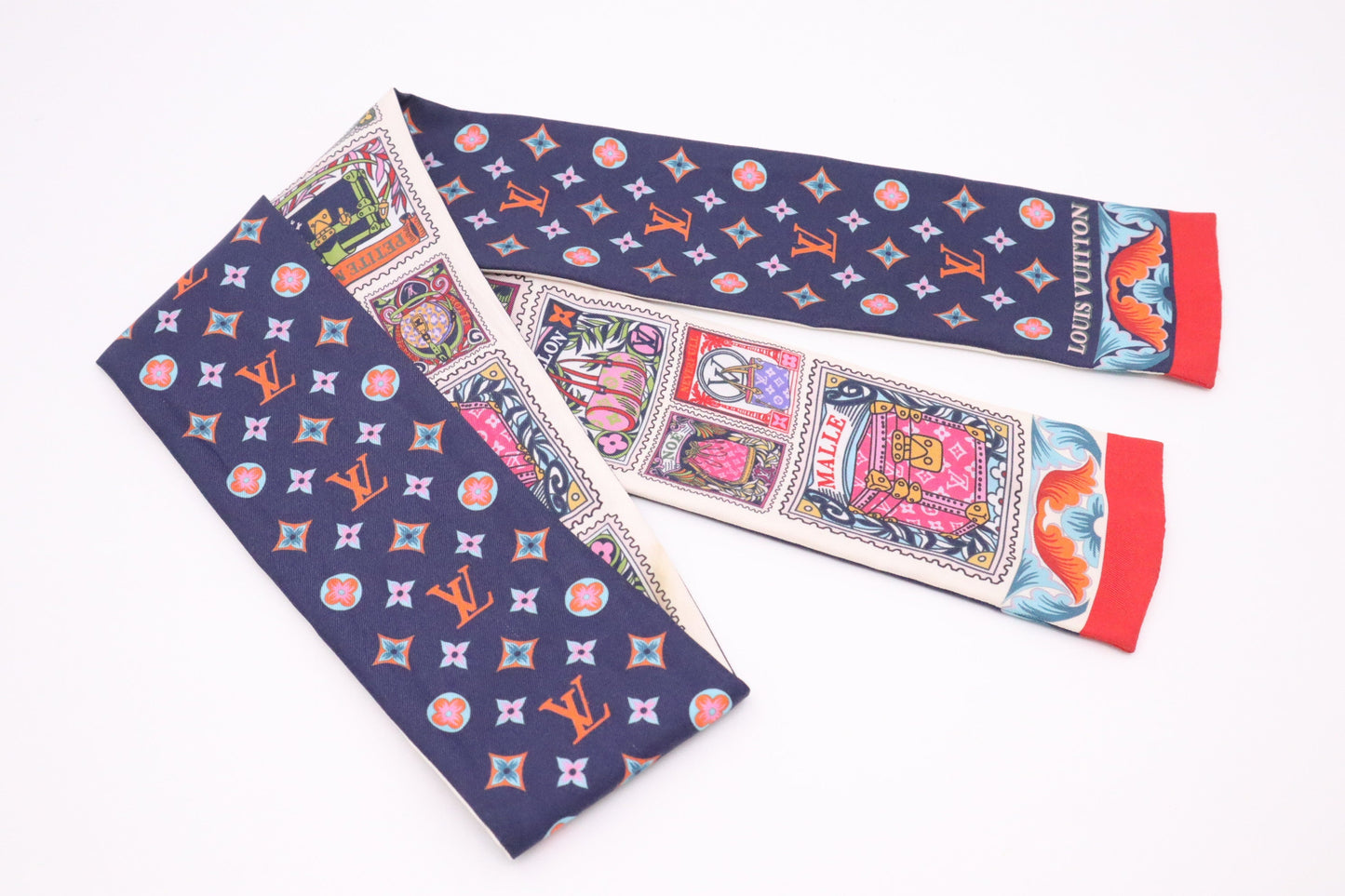 Louis Vuitton "Lettres Ã  Louis" Bandeau in Silk