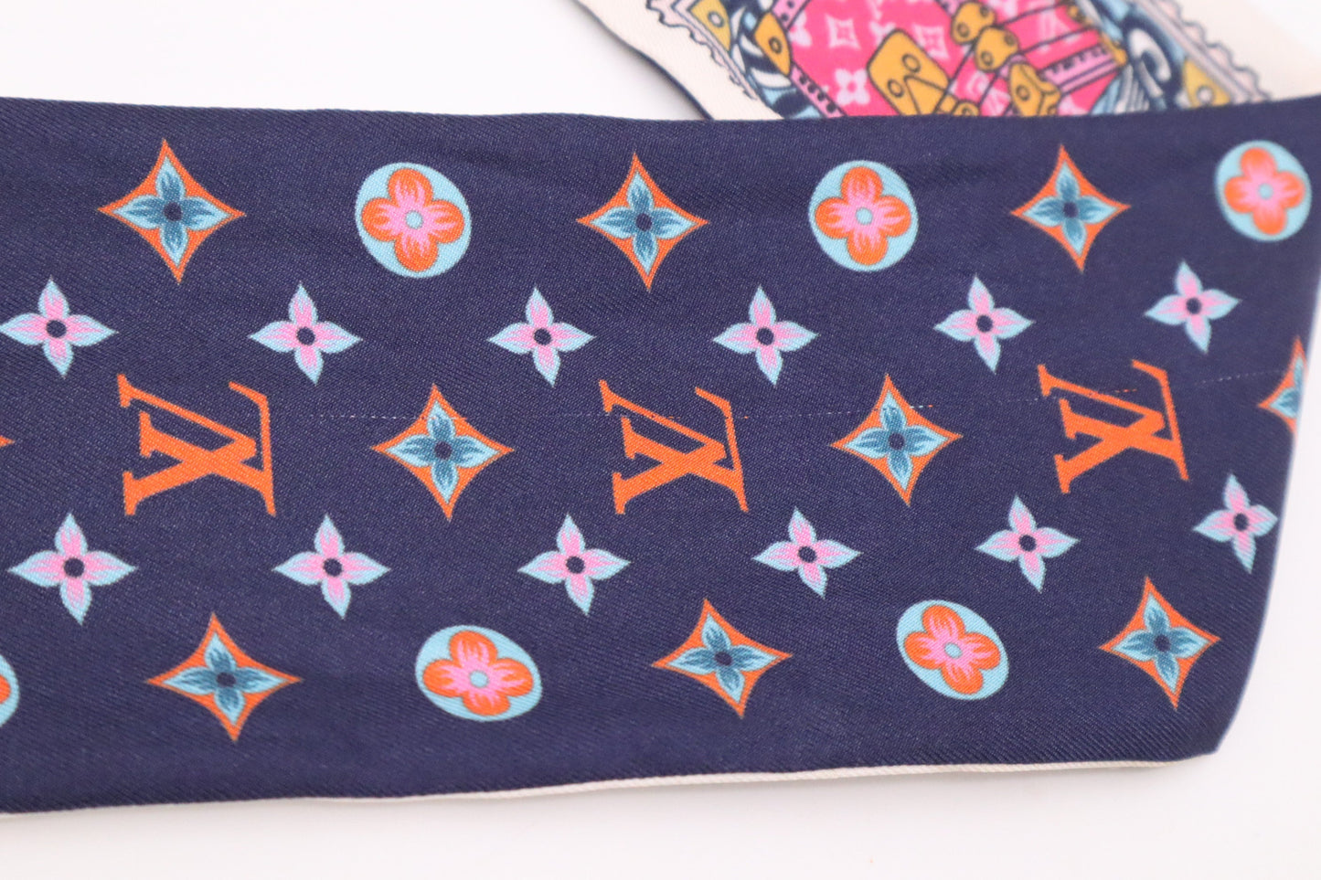 Louis Vuitton "Lettres Ã  Louis" Bandeau in Silk