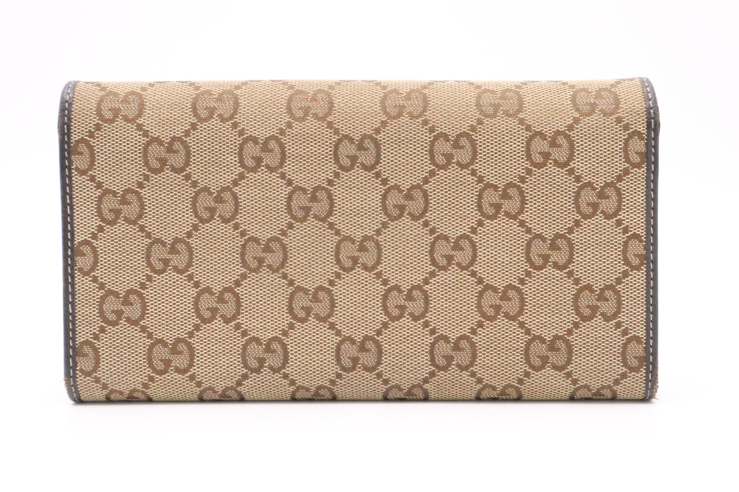 Gucci Long Wallet in Brown GG Canvas