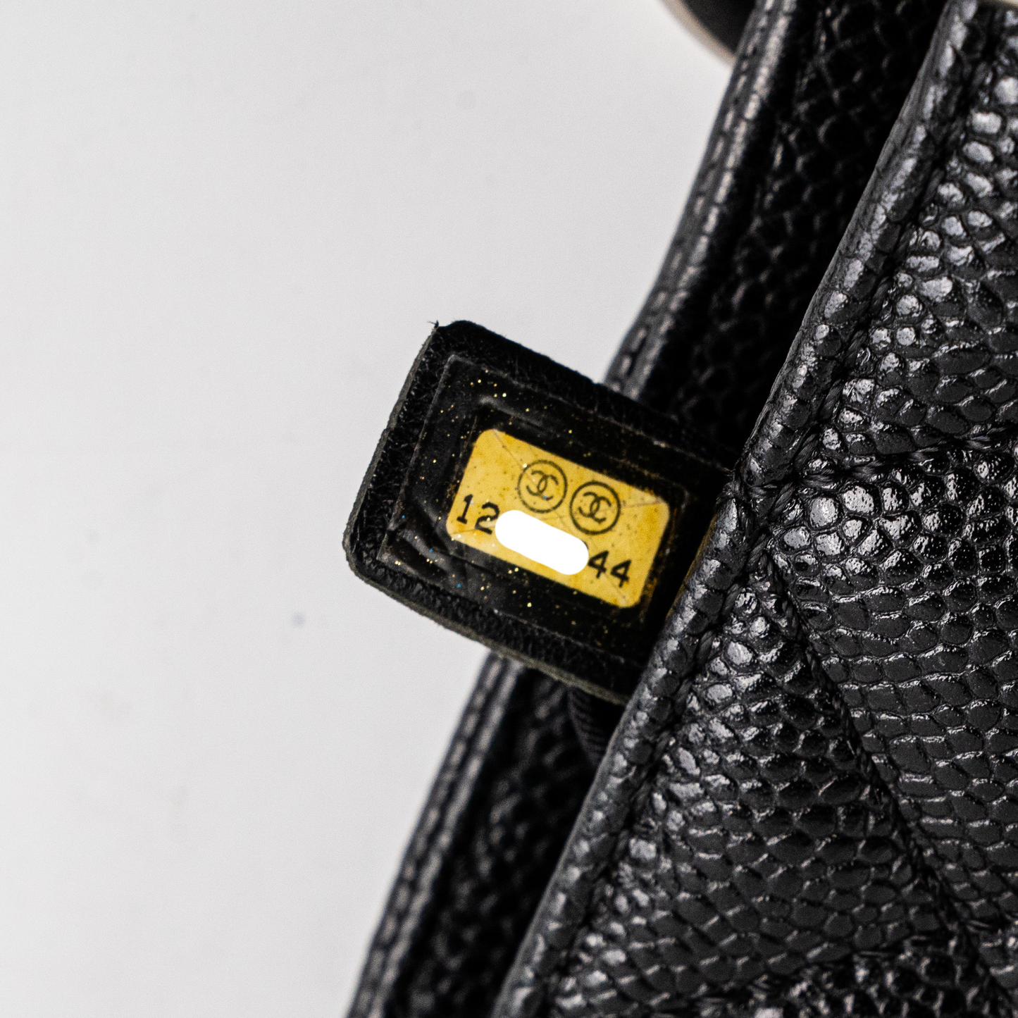 Chanel Caviar Granded Shopping Tote Black