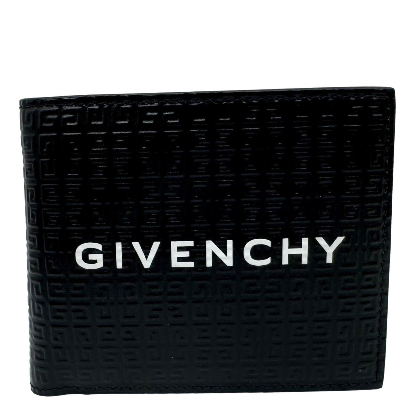 GIVENCHY Calfskin 4G Leather Bifold Wallet Black