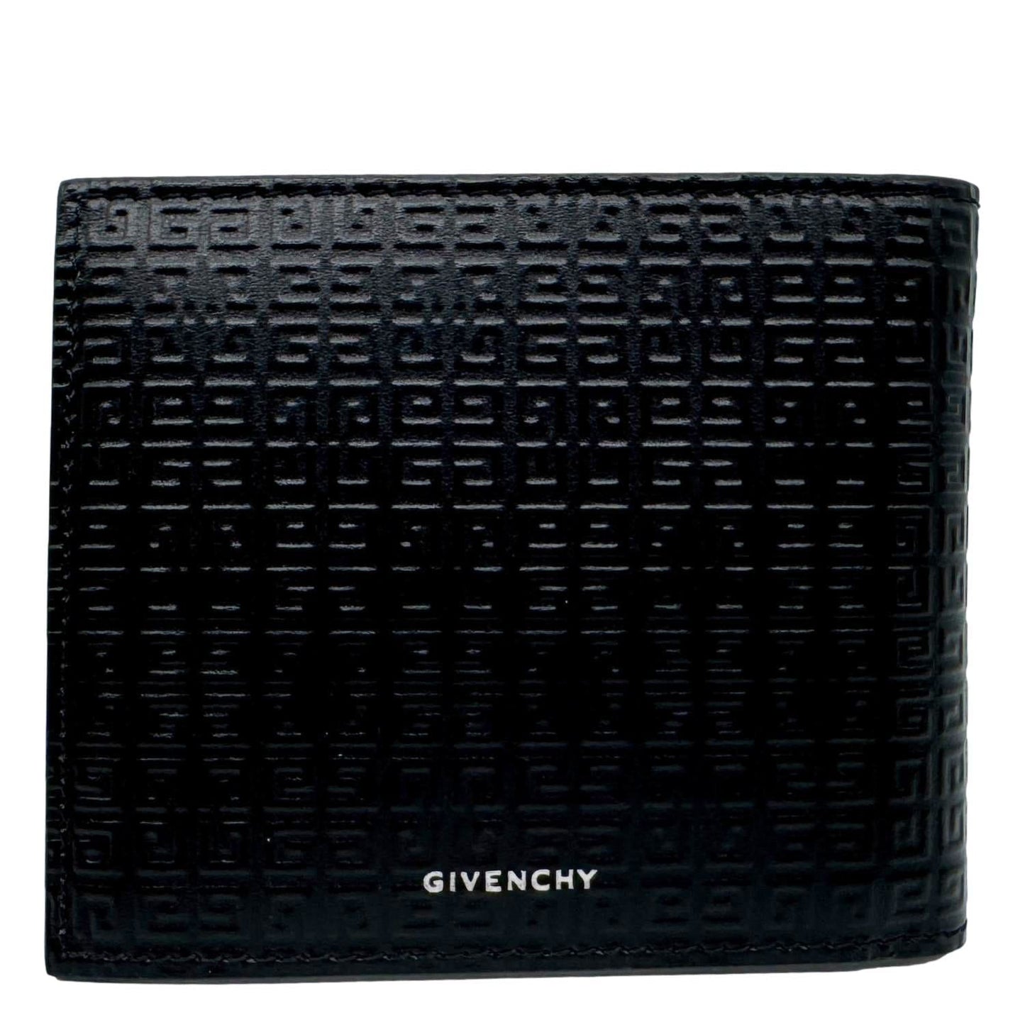 GIVENCHY Calfskin 4G Leather Bifold Wallet Black