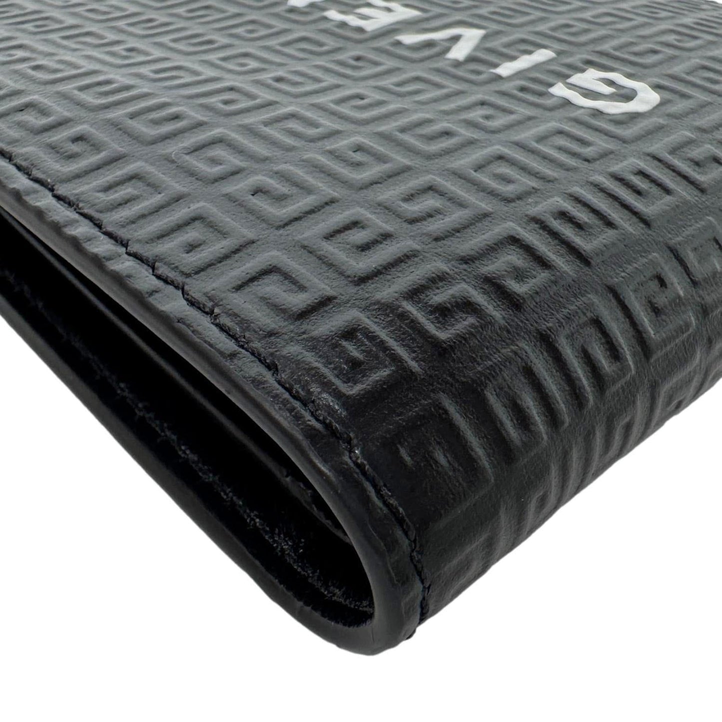 GIVENCHY Calfskin 4G Leather Bifold Wallet Black