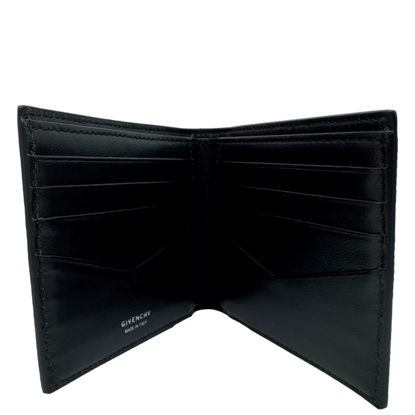GIVENCHY Calfskin 4G Leather Bifold Wallet Black