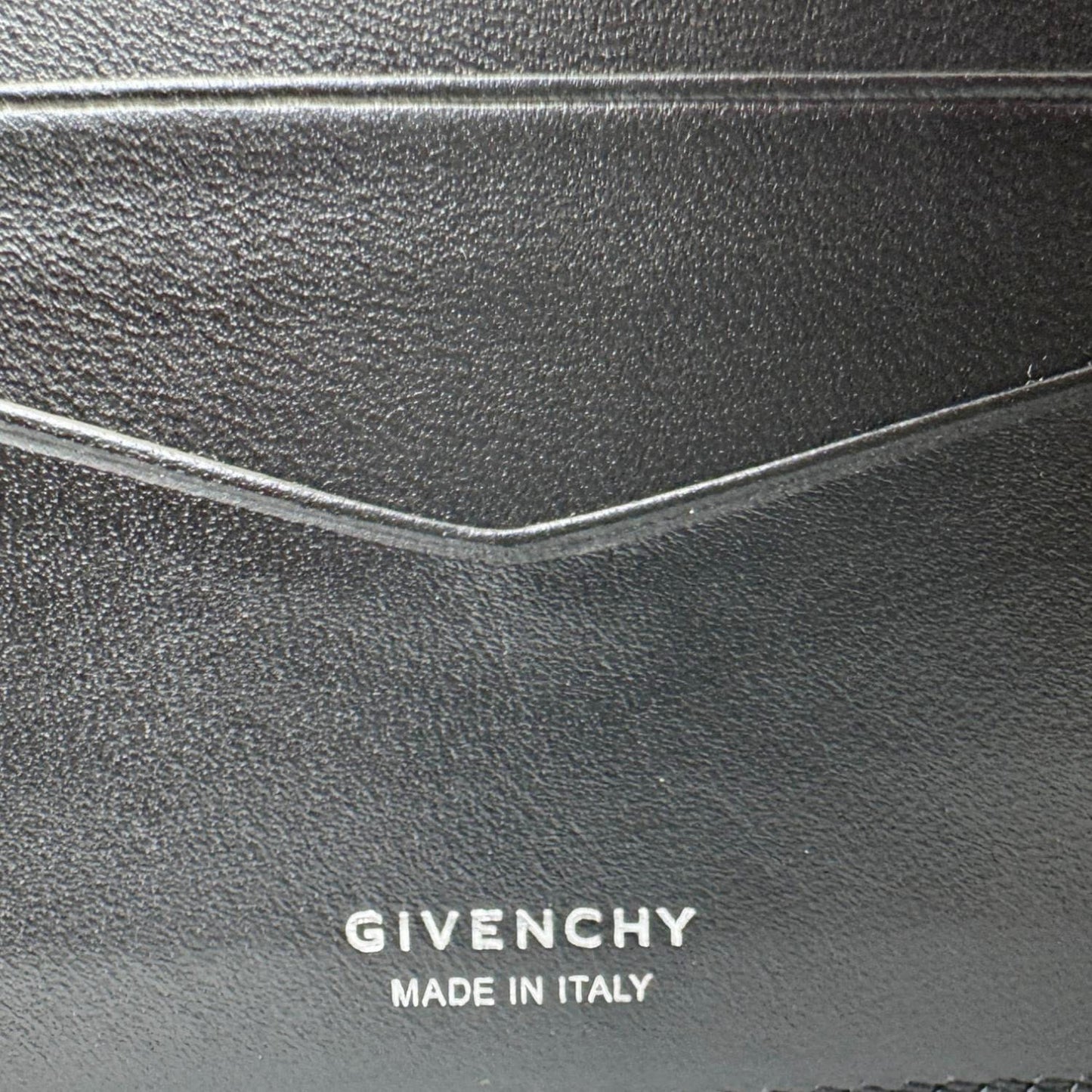 GIVENCHY Calfskin 4G Leather Bifold Wallet Black