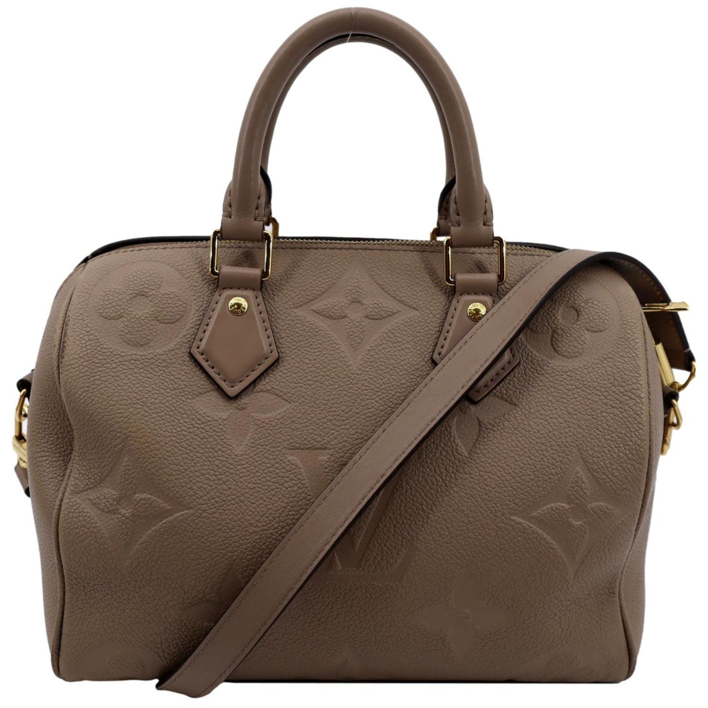 LOUIS VUITTON  25 Bandouliere Monogram Empreinte Shoulder Bag Tourterelle