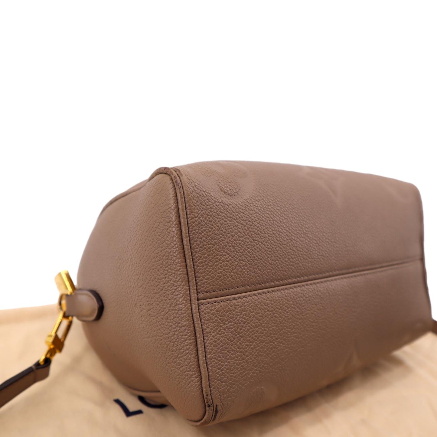LOUIS VUITTON  25 Bandouliere Monogram Empreinte Shoulder Bag Tourterelle