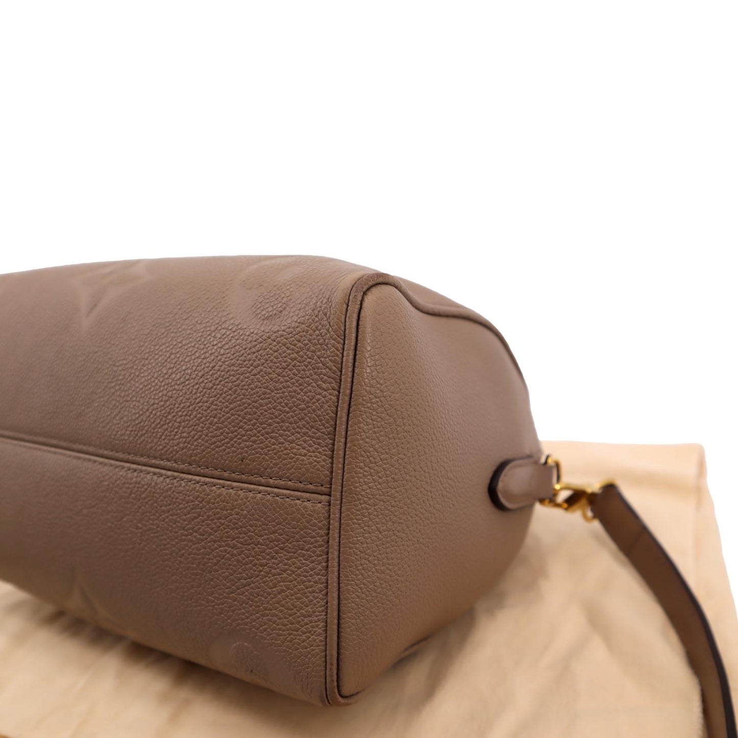 LOUIS VUITTON  25 Bandouliere Monogram Empreinte Shoulder Bag Tourterelle