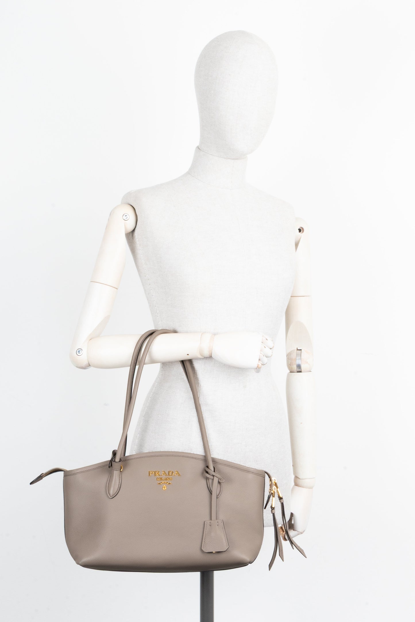 PRADA Top Handle Bag Grey