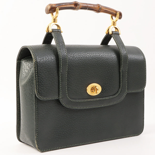 Gucci Bamboo Green Shoulder Bag
