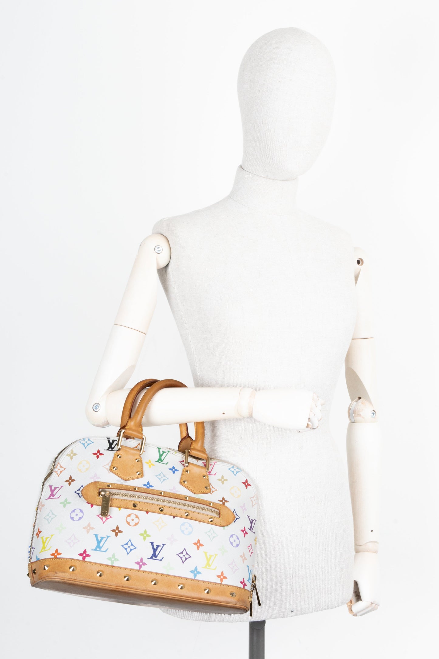 LOUIS VUITTON x Takashi Murakami Alma Studded MNG Multicolor
