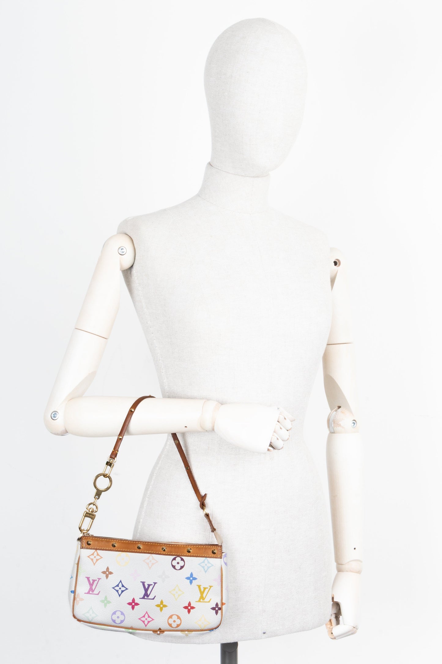 LOUIS VUITTON x Takashi Murakami Pochette Accessoires MNG Multicolor