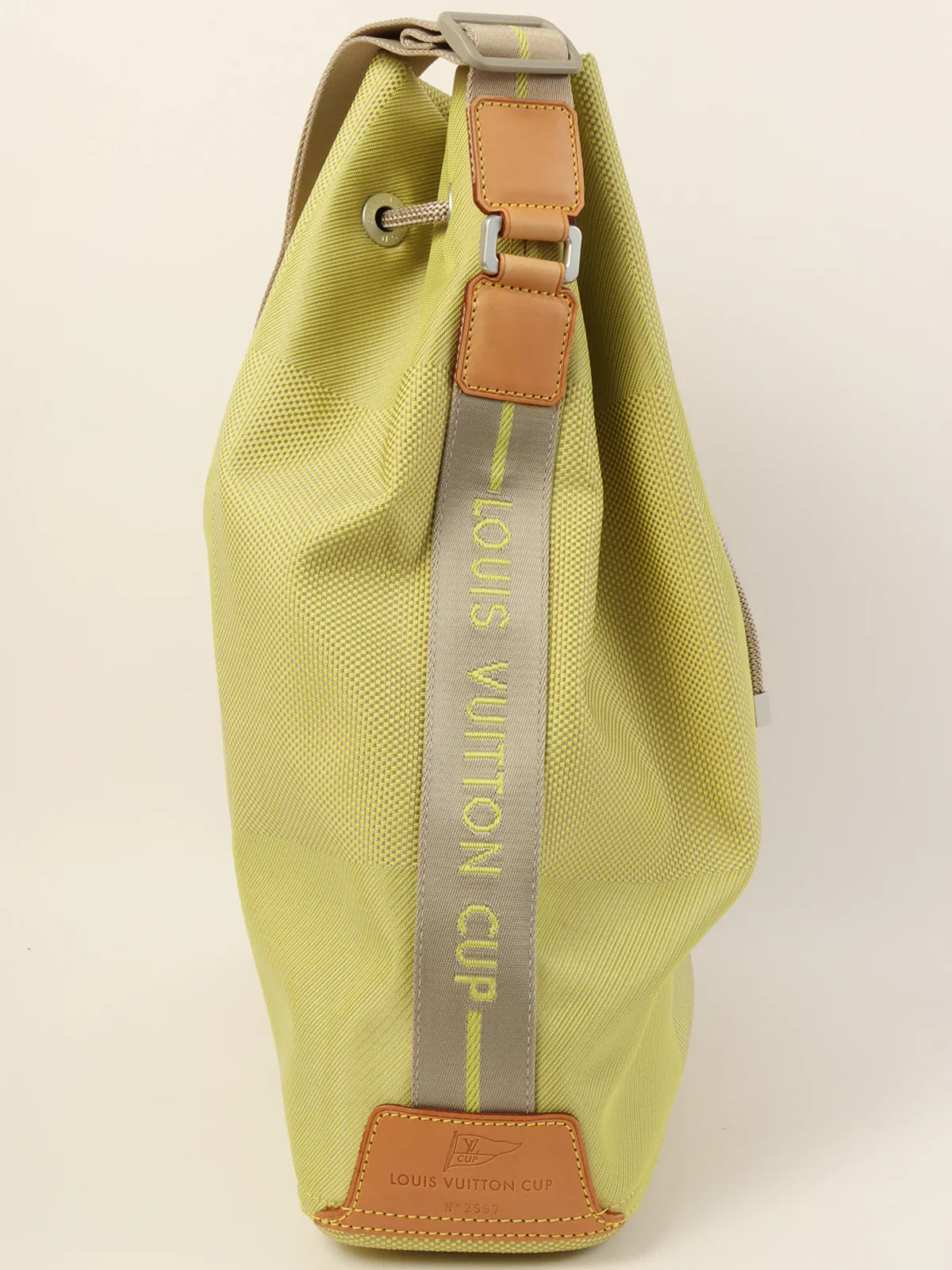 LOUIS VUITTON 2002 Made Damier Geant Lv Cup Volunteer Lime Green/Grey
