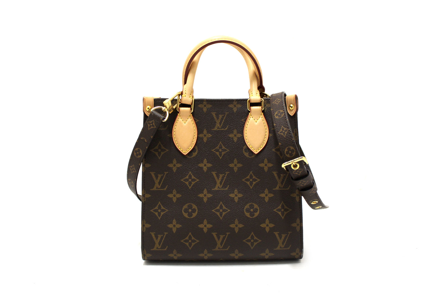 Louis Vuitton Classic Monogram Canvas Sac Plat BB Handbag