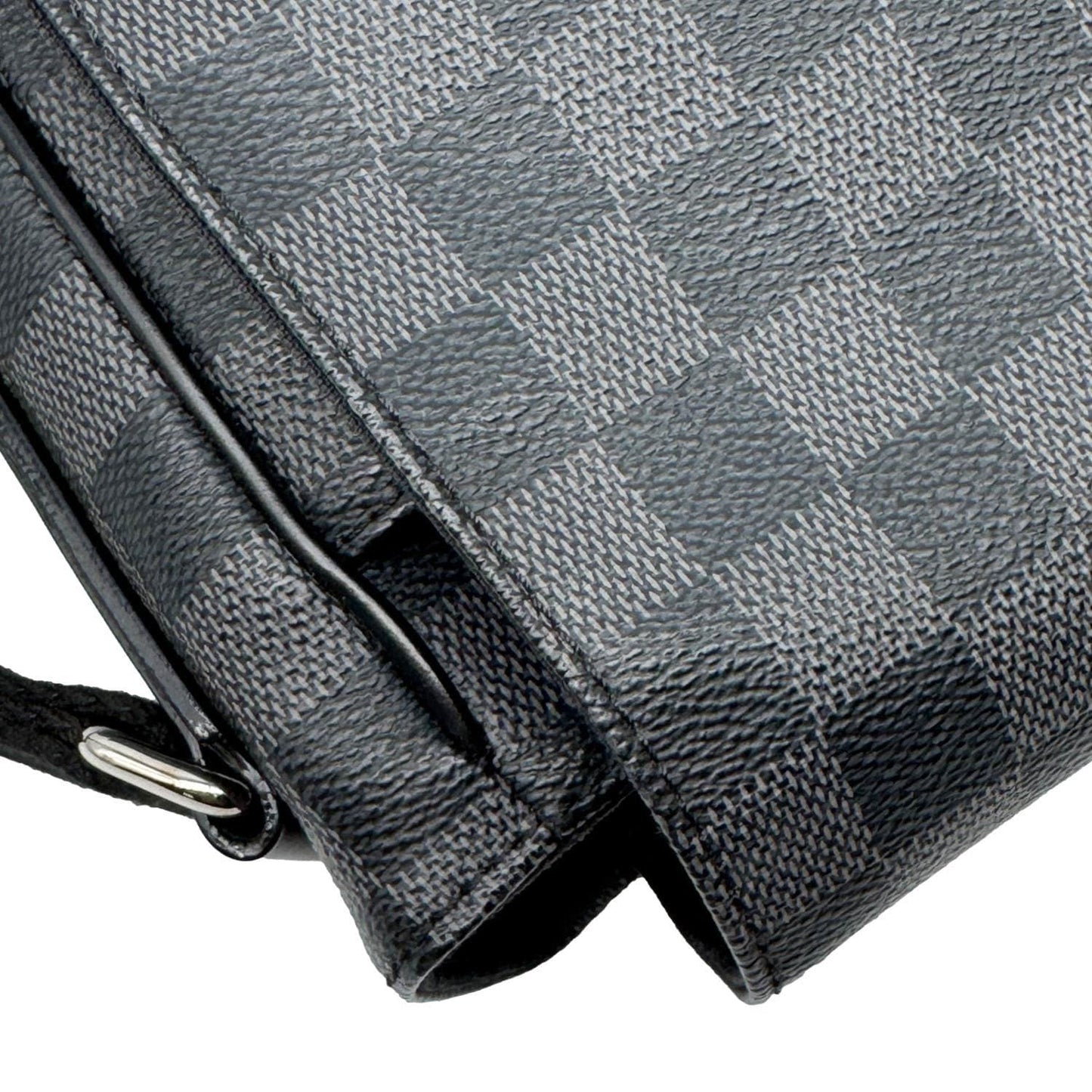 LOUIS VUITTON District MM Monogram Eclipse Messenger Bag Black