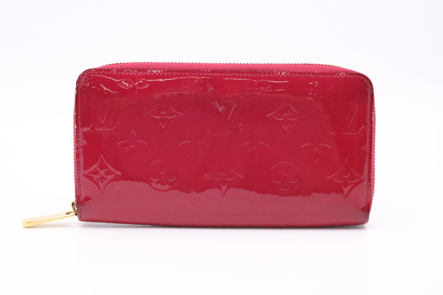 Louis Vuitton Long Zippy Wallet in Indian Rose Vernis Leather