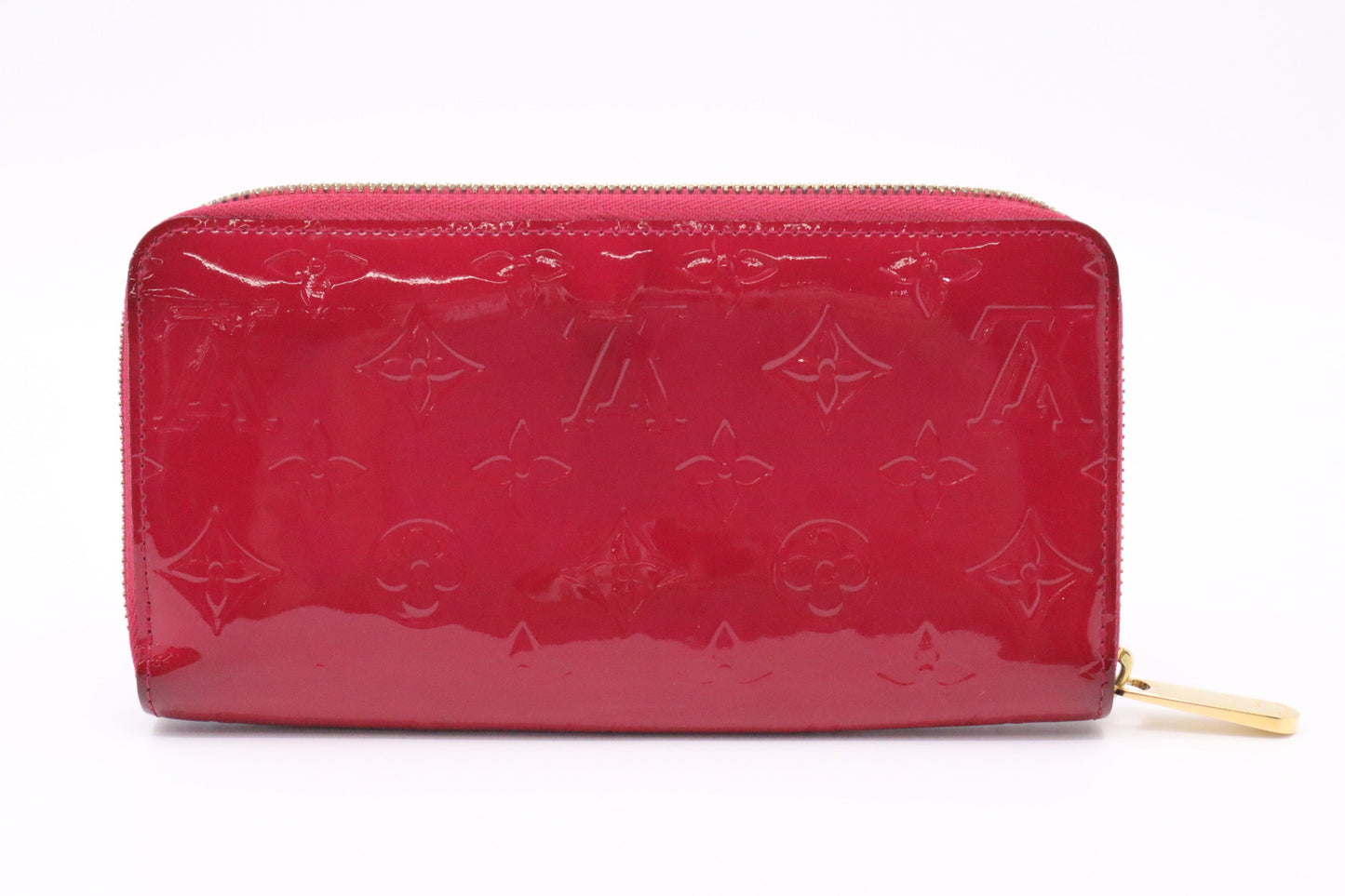 Louis Vuitton Long Zippy Wallet in Indian Rose Vernis Leather