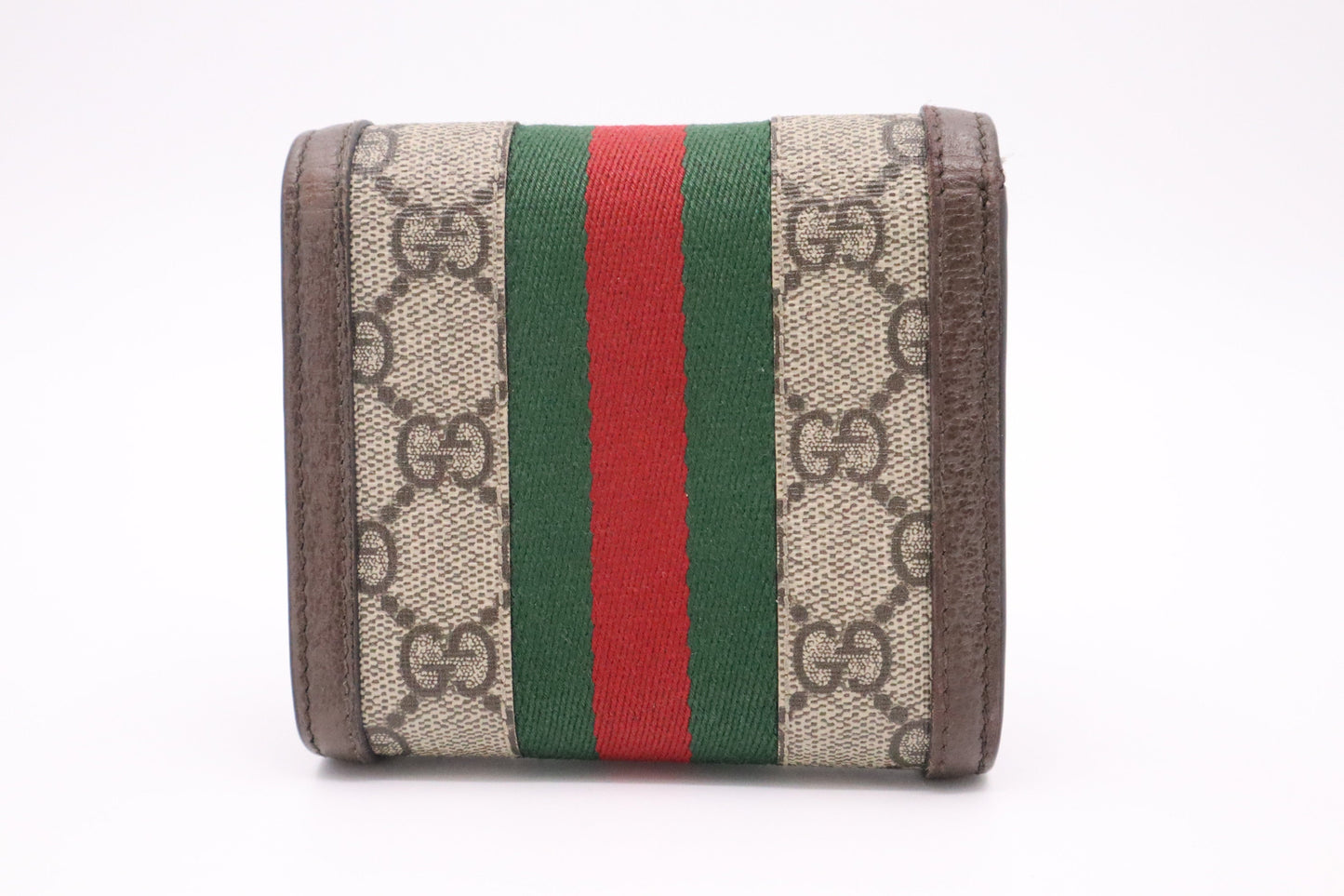Gucci Ophidia Compact Wallet in GG Supreme Canvas