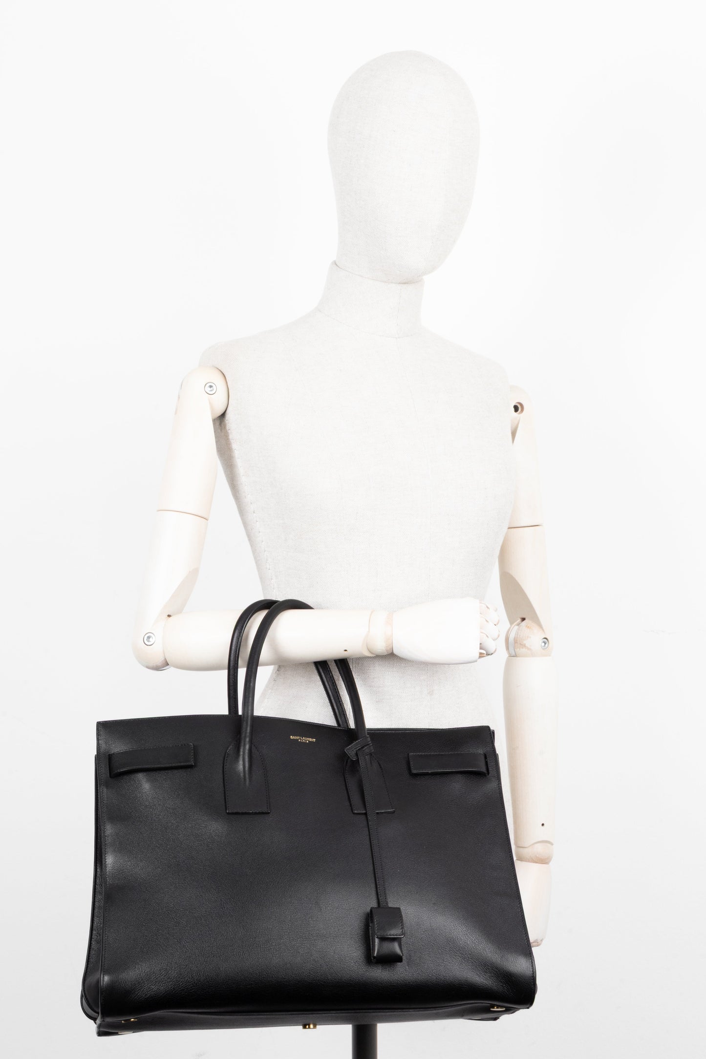 SAINT LAURENT Sac De Jour Large Bag Black