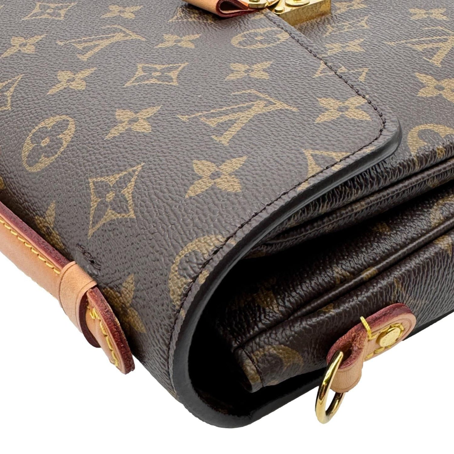 LOUIS VUITTON Metis Pochette Monogram Canvas Crossbody Bag Brown
