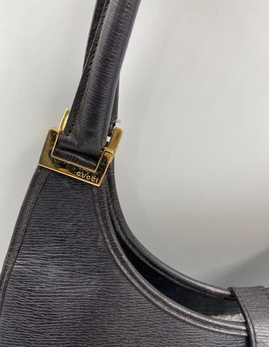 Gucci Jackie Leather Nylon Shoulder Bag Style 4