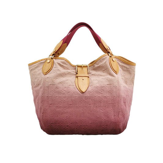 Louis Vuitton Denim Quilted Sunbeam Tote Shoulder Bag