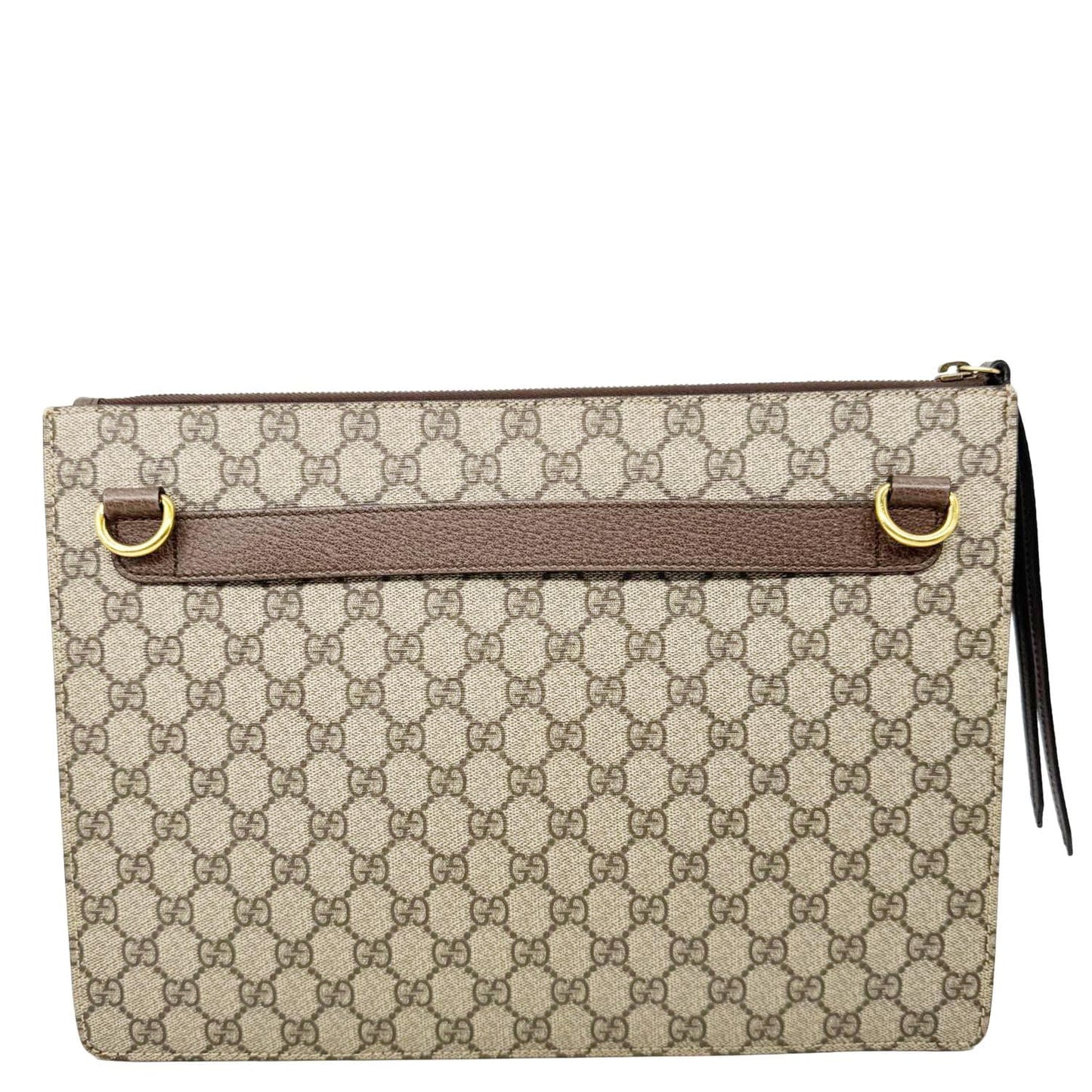 GUCCI Original Courrier Web GG Canvas Messenger Bag Beige 474083