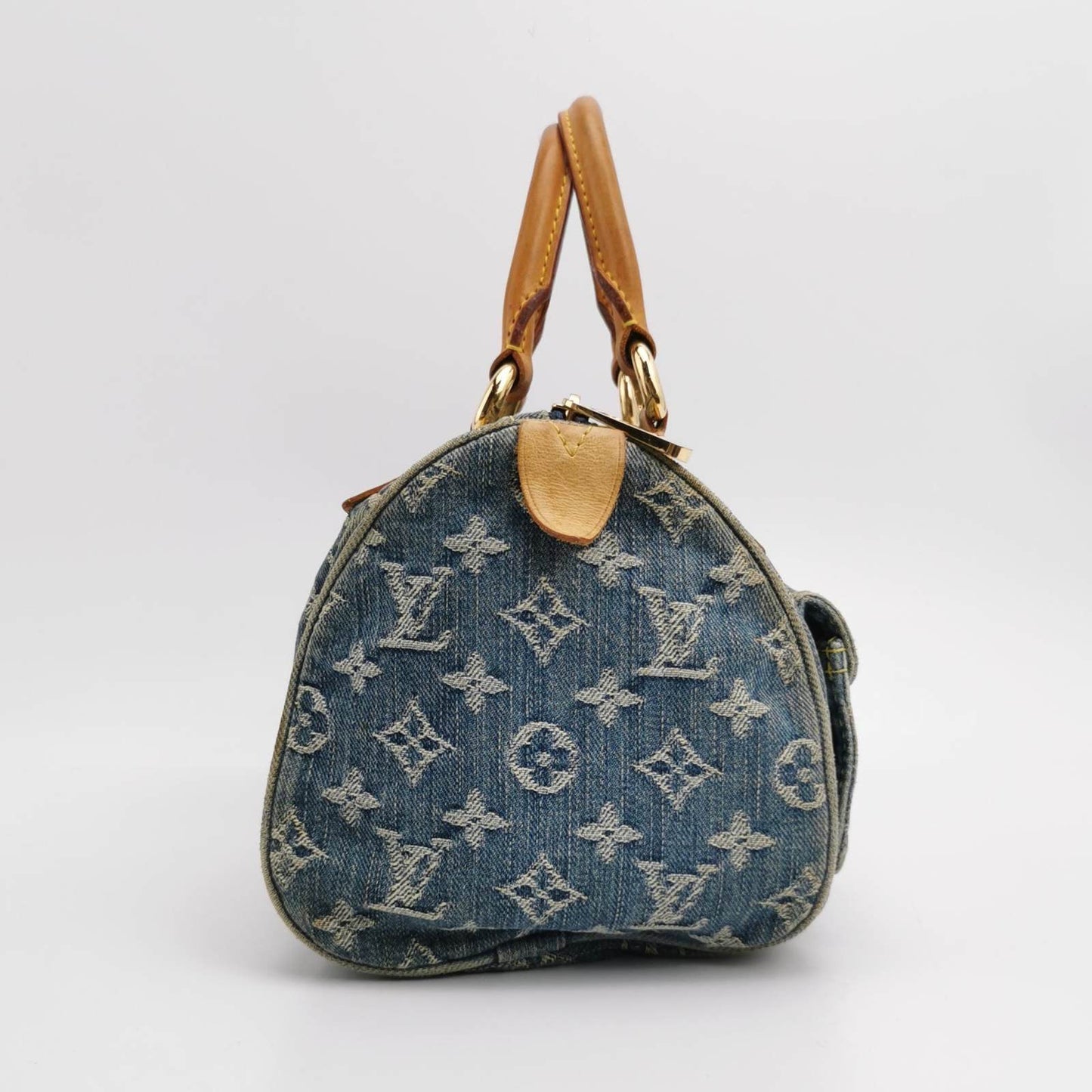 Louis Vuitton Denim Neo Speedy Boston Bag