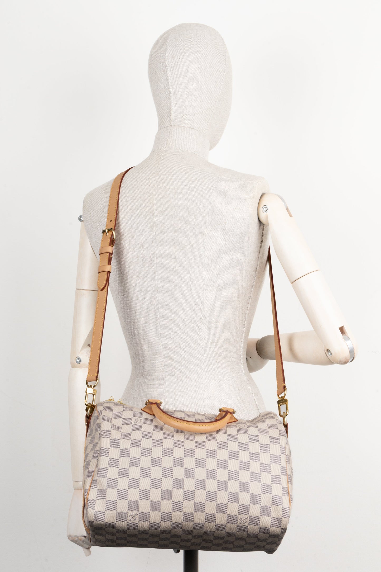 LOUIS VUITTON Speedy 30 Bandoulière Damier Azur