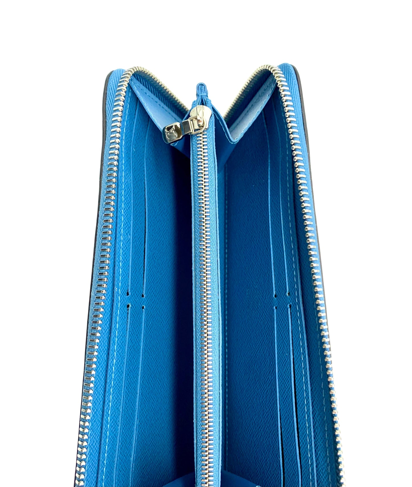 LOUIS VUITTON BLUE EPI CLEMENCE WALLET