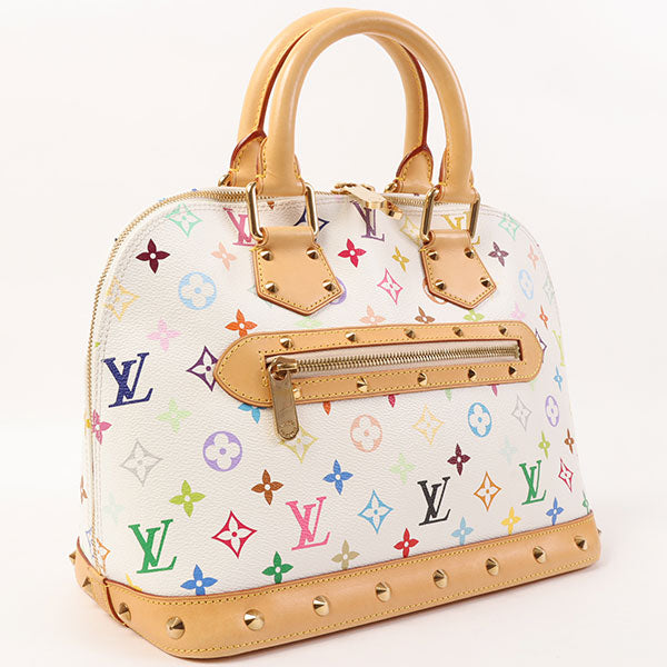 LOUIS VUITTON 2006 Made Monogram Multi Color Alma Blanc Handbag