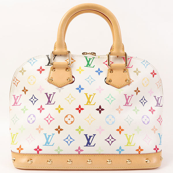 LOUIS VUITTON 2006 Made Monogram Multi Color Alma Blanc Handbag