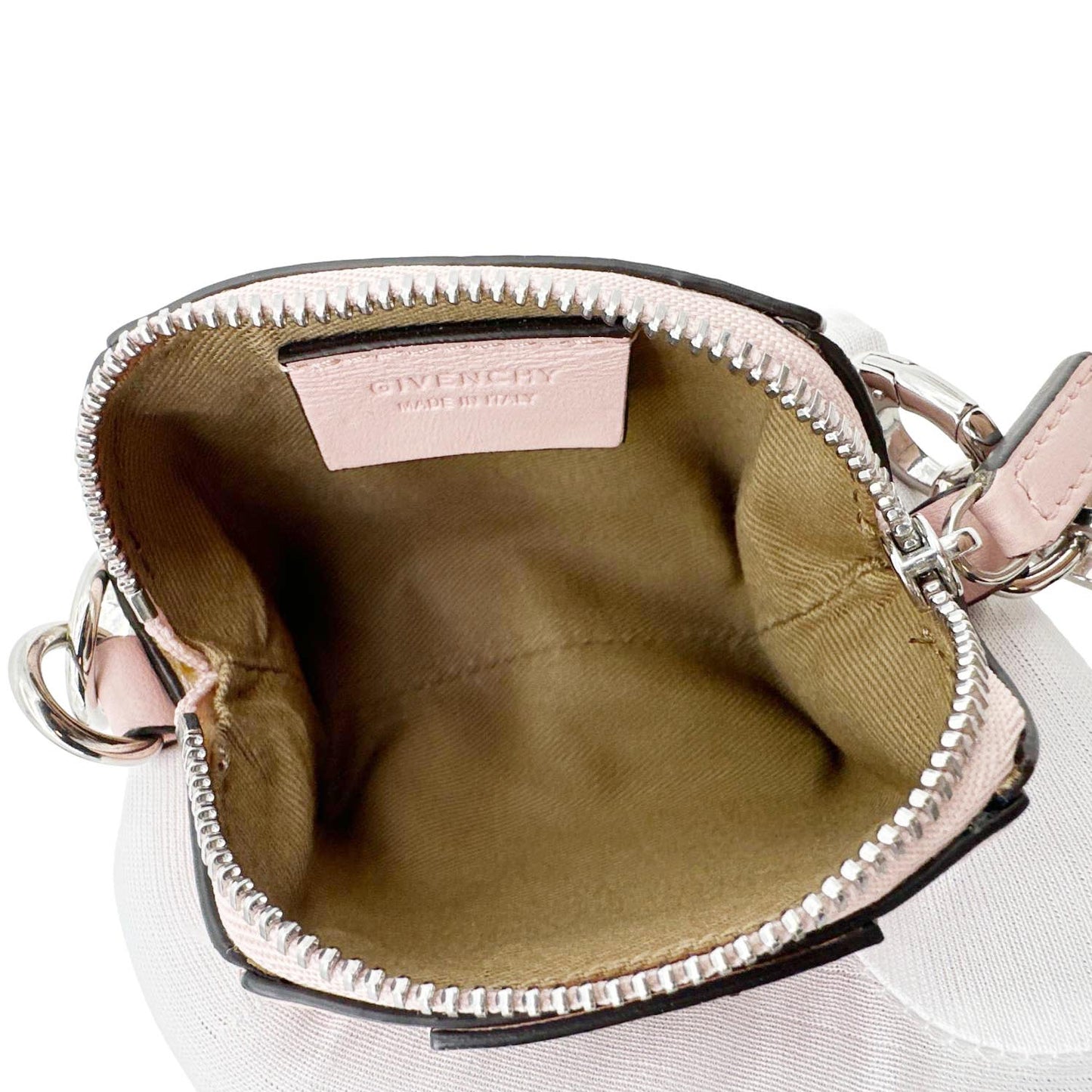 GIVENCHY Antigona Baby Leather Shoulder Bag Pink