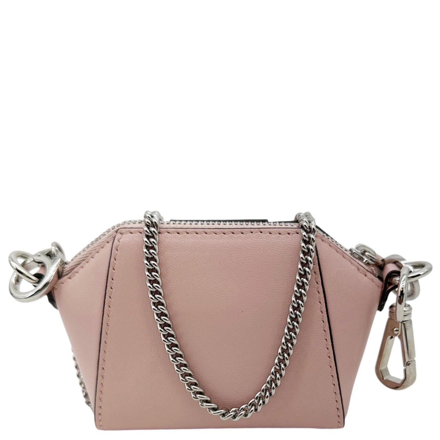 GIVENCHY Antigona Baby Leather Shoulder Bag Pink