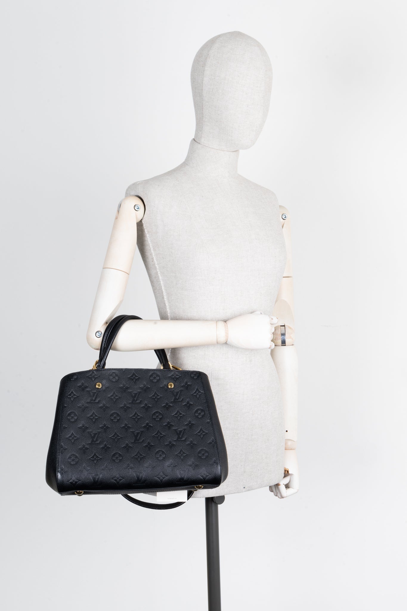 LOUIS VUITTON Montaigne BB Bag Black
