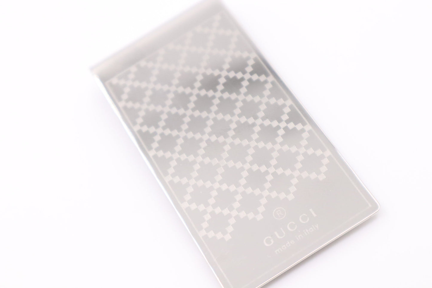 Gucci Money Clip with Diamante Pattern