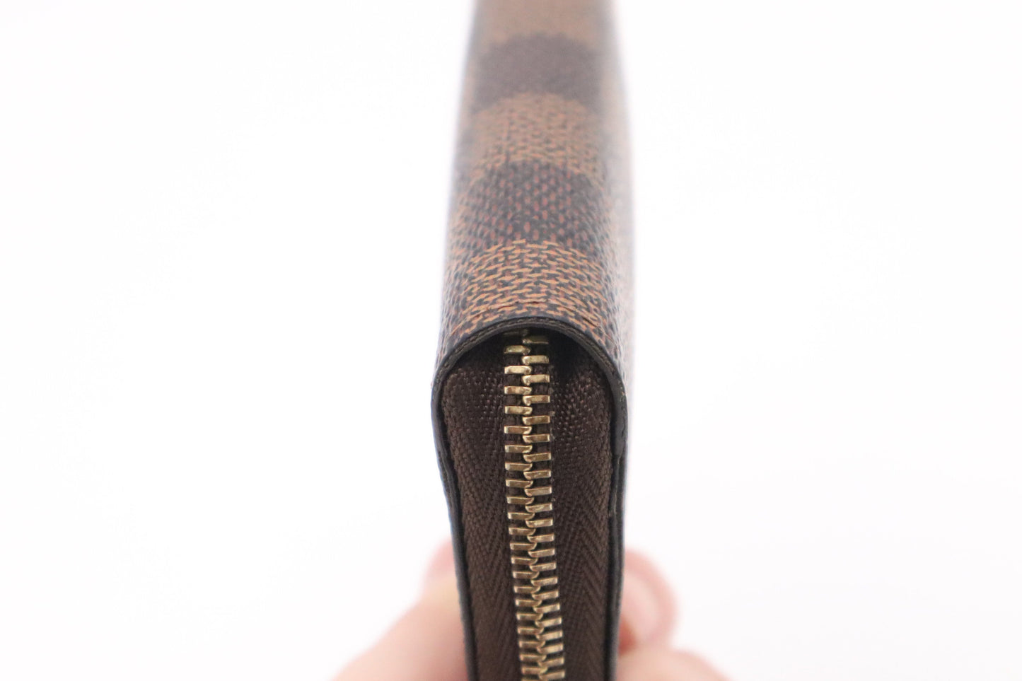 Louis Vuitton Compact Wallet in Damier Ebene Canvas