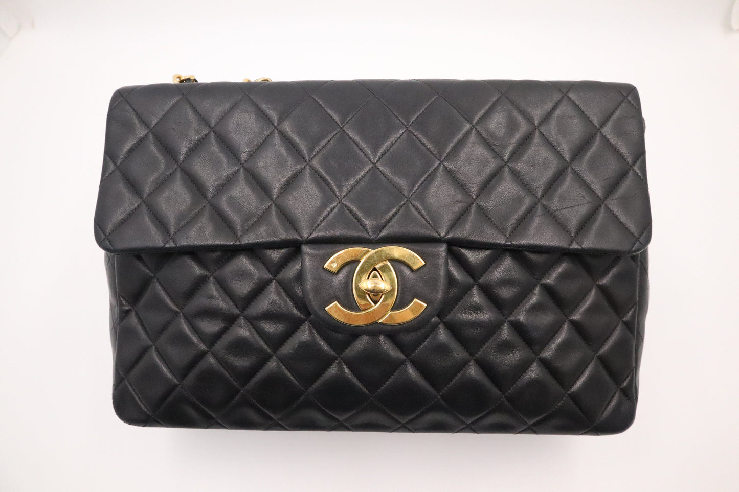 Chanel Maxi Flap in Black MatelassÃ© Leather